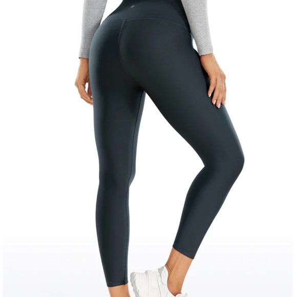 CRZ YOGA Thermal Fleece Lined Leggings 24" - Picture 2 of 7